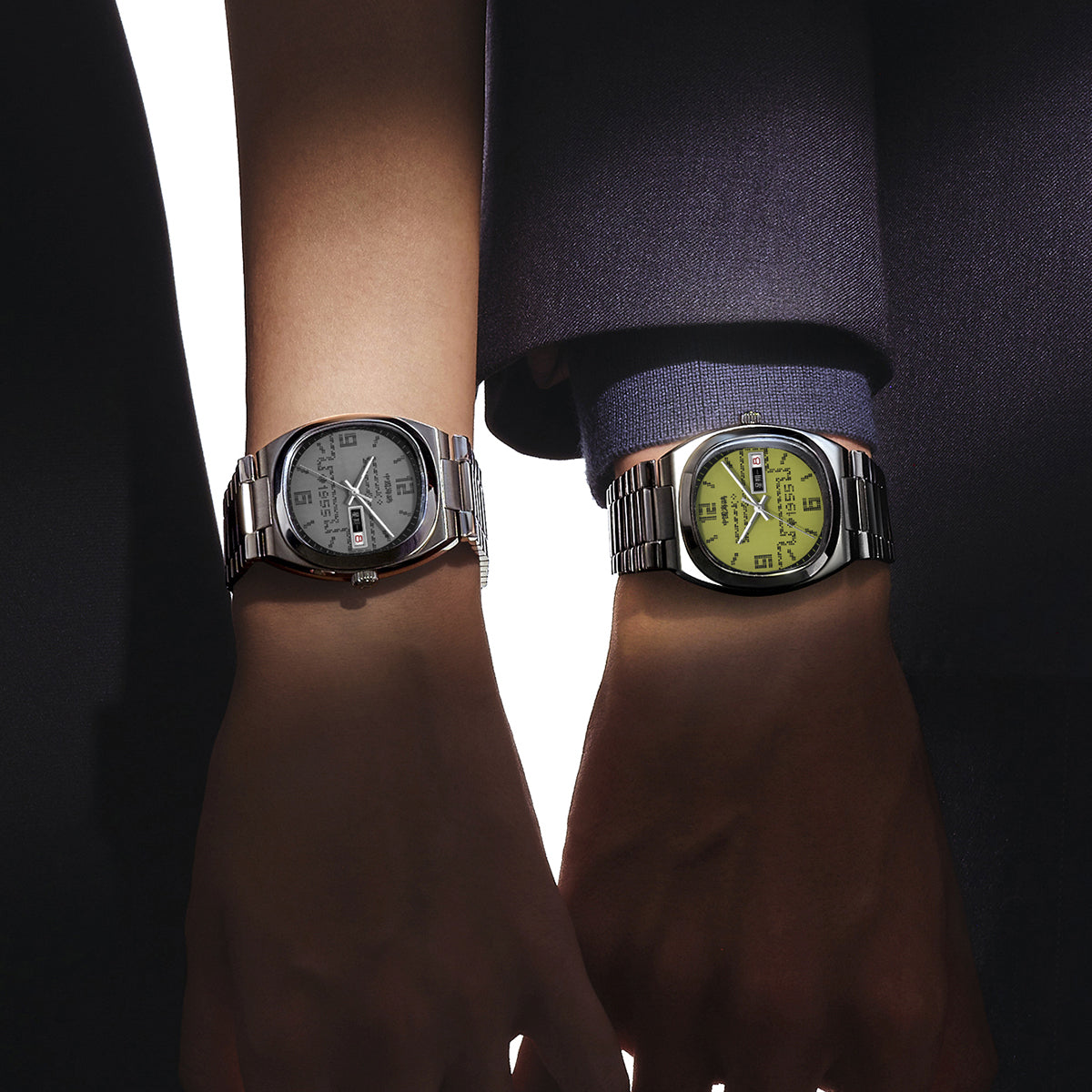 Gluttonous Snake Dial Day-date Calendar 70th Anniversary Edition Tonneau Watch 36mm