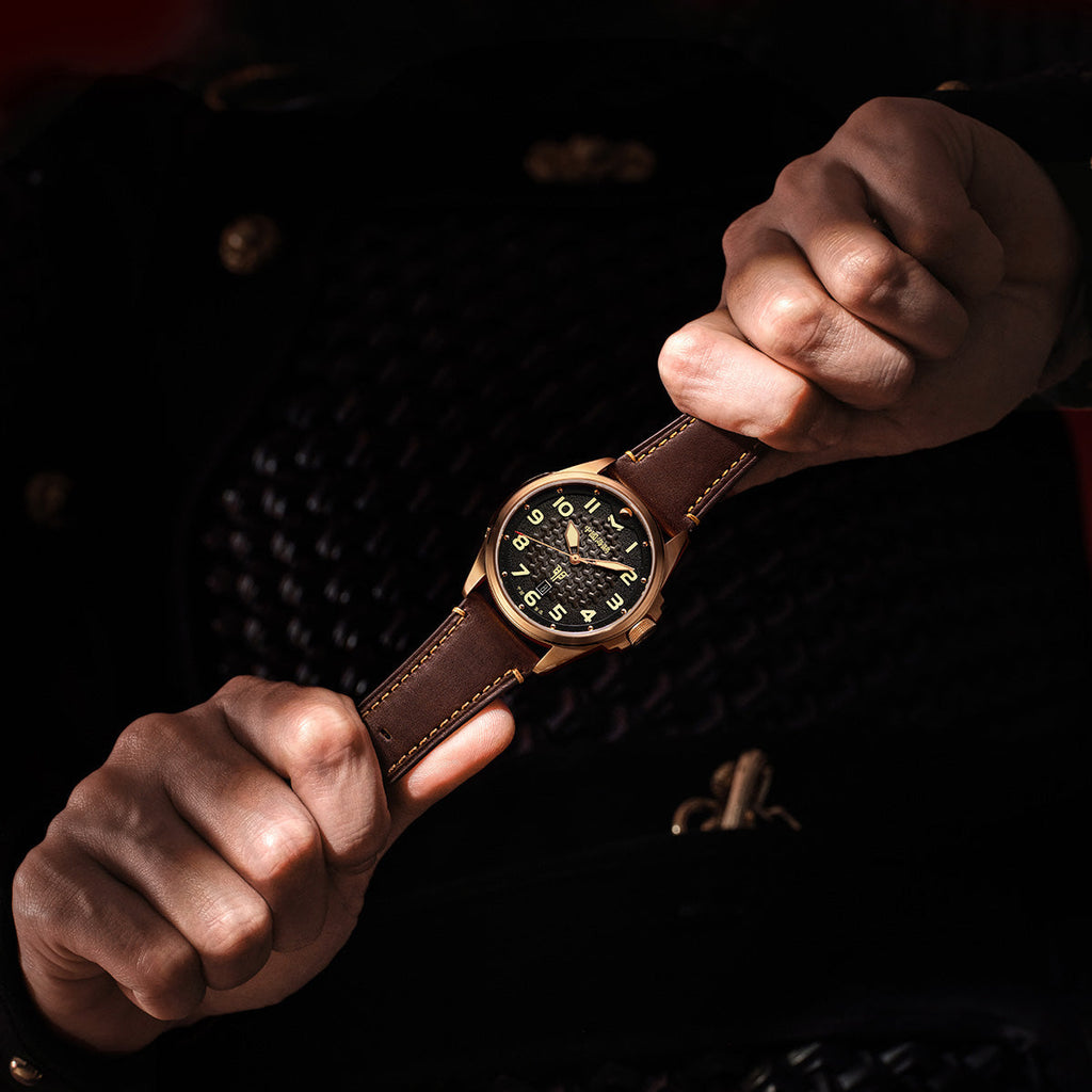 Rabbit Year Bronze Case Chinese-inspired Dial Limited Edition Watch 43mm