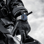 Ocean Series Pro 300m Waterproof Gradient Wave-textured Dial Diving Watch 41mm