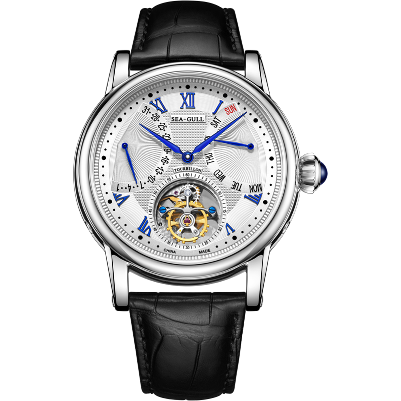 Multifunctional Day-date Calendar Automatic Tourbillon 43mm