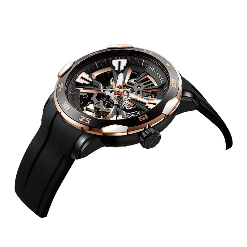 Edge Series Skeleton Dial 2022 MUSE Design Gold Award Couple Watch 44.5mm/40.5mm