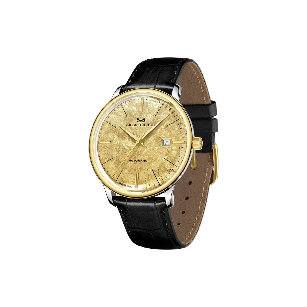 Ultra-thin Couple Watch 18K Gold Business Leisure Calendar 42mm/36mm