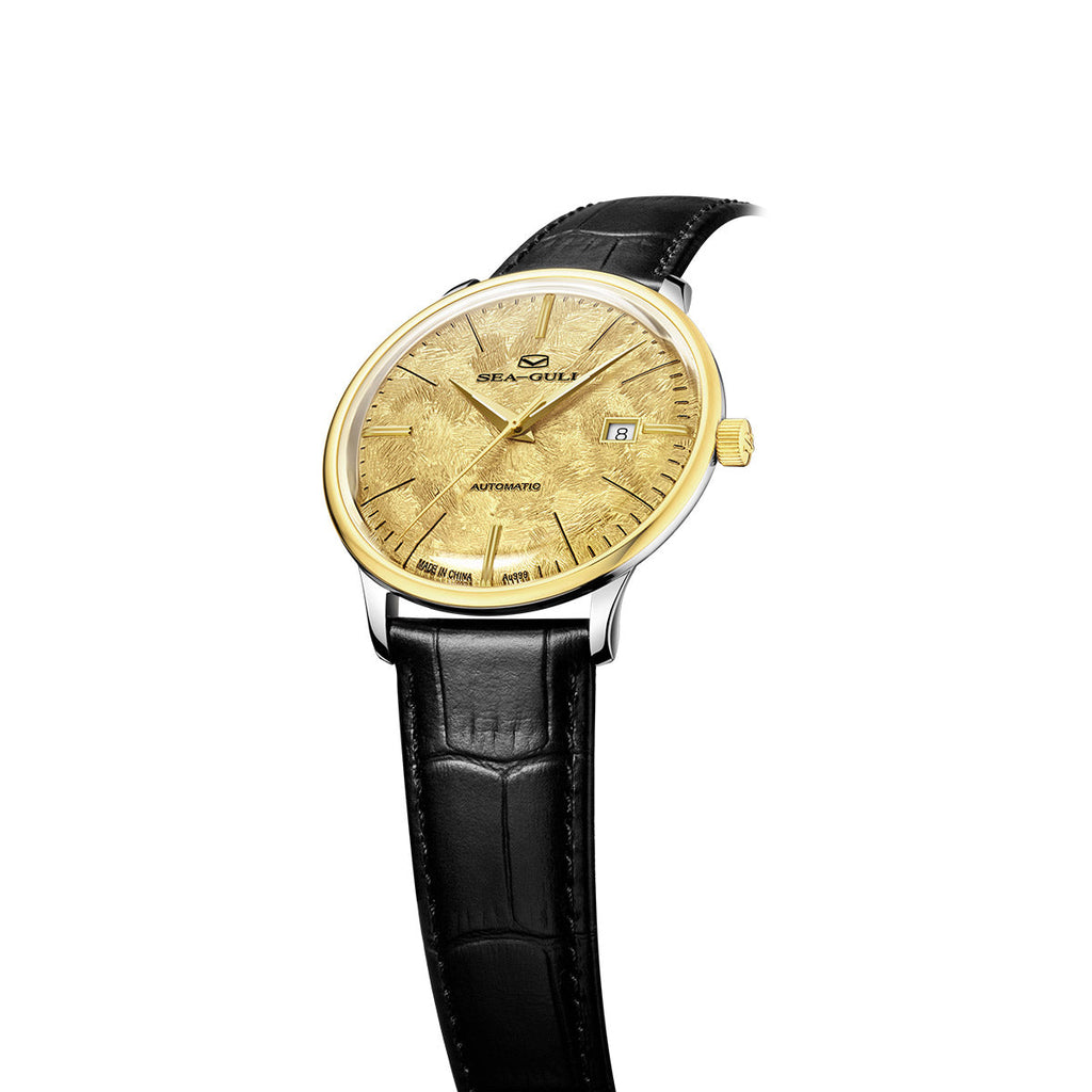Ultra-thin Couple Watch 18K Gold Business Leisure Calendar 42mm/36mm