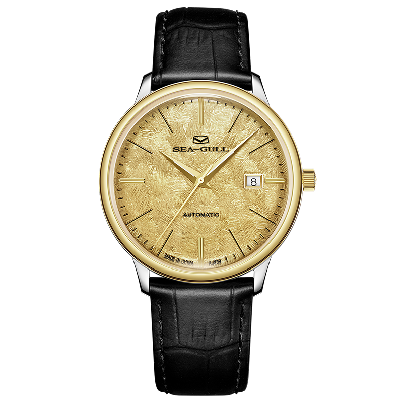 Ultra-thin Couple Watch 18K Gold Business Leisure Calendar 42mm/36mm