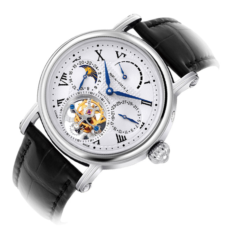 Artisan Heritage Series Multifunction Celestial Calendar Power Reserve Indicator Eccentric Tourbillon 39mm