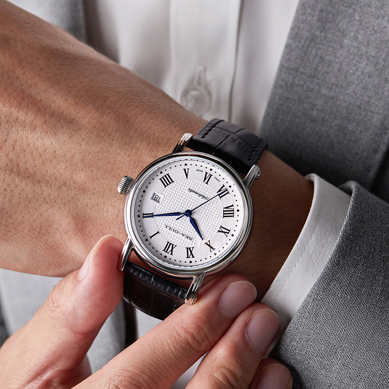 Roman Numerals Dress Couple Watch 38.5mm/27mm