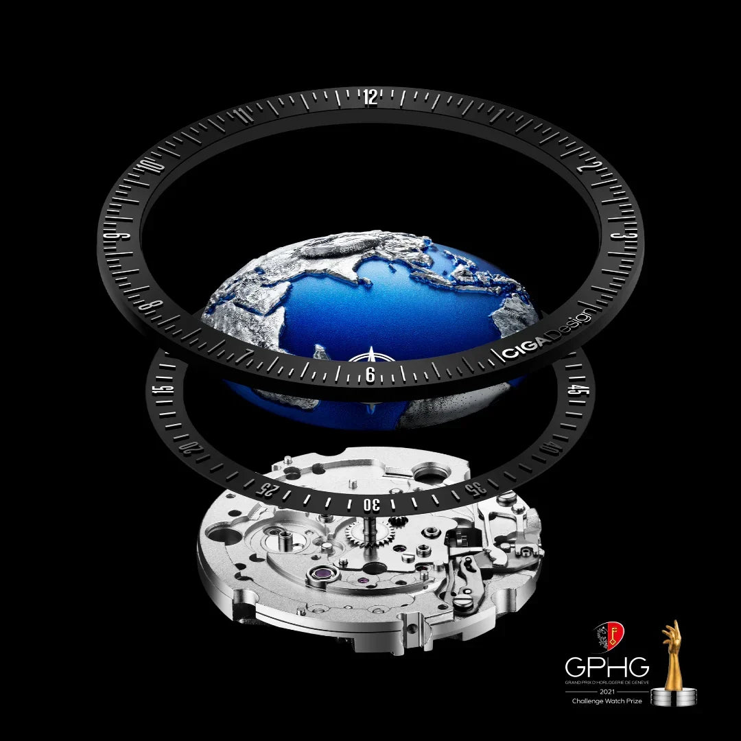 Ciga Design Mechanical Watch Blue Planet II