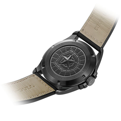 Army One Military Watch Matte Black Brushed Texture Dial 43mm