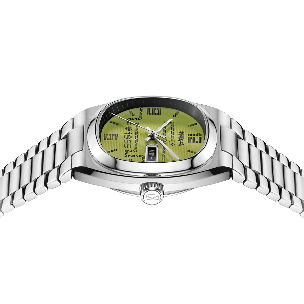 Gluttonous Snake Dial Day-date Calendar 70th Anniversary Edition Tonneau Watch 36mm