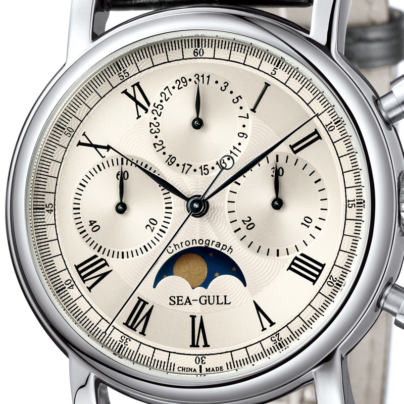Extraordinary Series Multifunction Moon Phase Chronograph 41mm