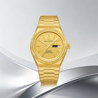 Ancient Cloud Motif Dial Date-day Calendar Reissue Automatic Dress Watch 38mm
