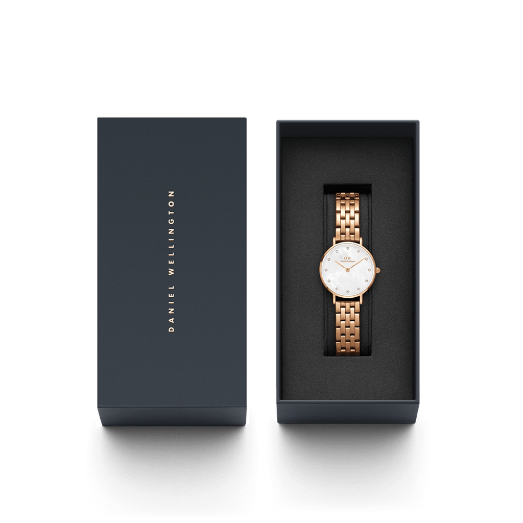 Petite Lumine 5 Link Melrose White MoP Rose Gold