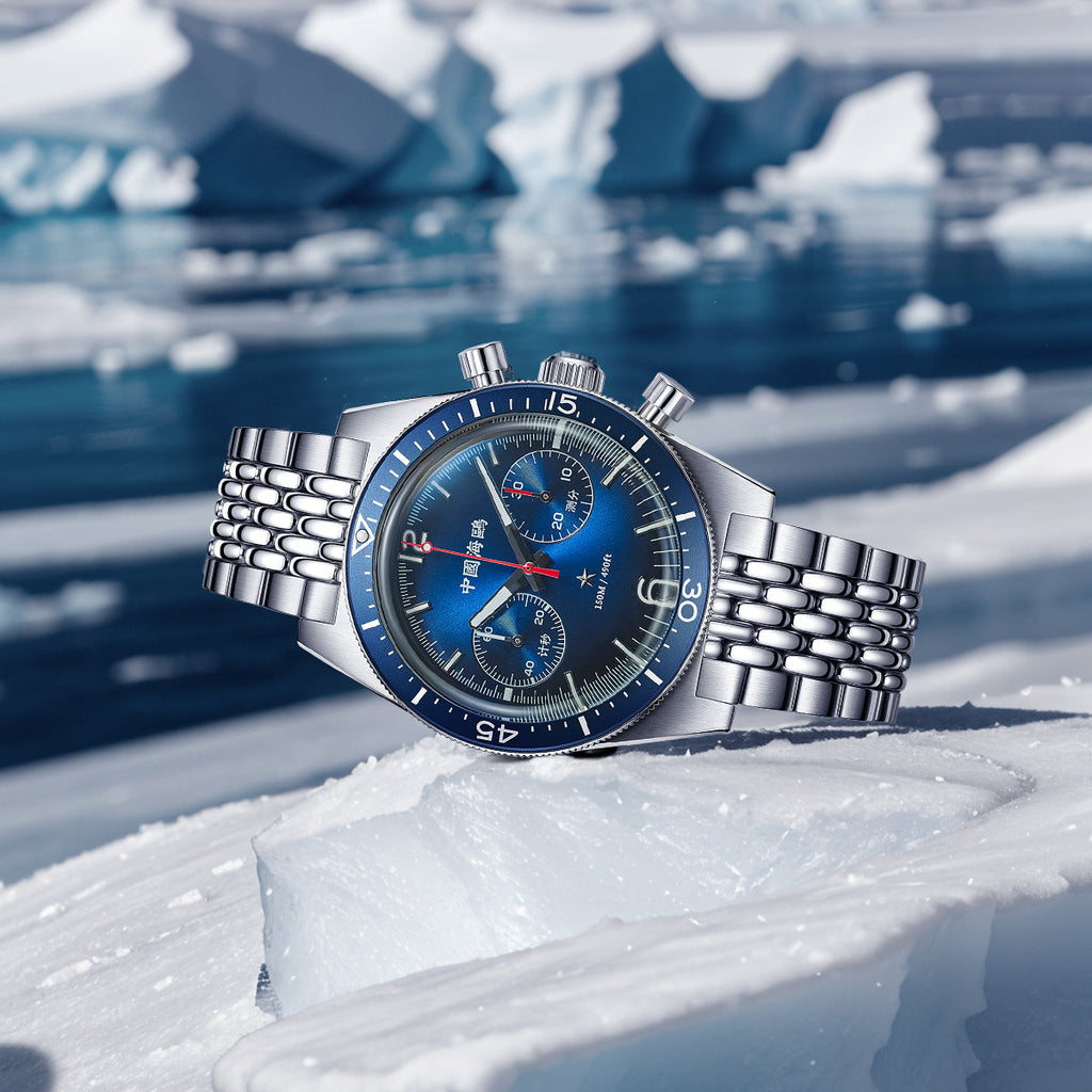 1984 Antarctic Expedition 150m Water Resistance Vintage Chronograph 40mm