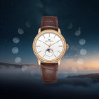 Ultra-thin Moon Phase Dress Watch 38mm