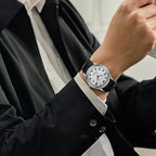 Slim Enamel Dial Ultra-Thin Dress Watch 39mm