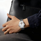 Open Heart Flywheel Guilloché Dial Automatic Watch 39mm