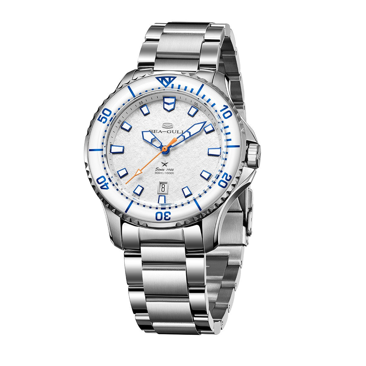 Ocean Series Pro 300m Waterproof Ice Wing Snow Region Diving Watch 43.5mm