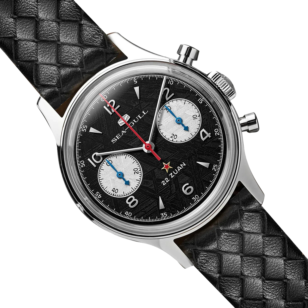 Seagull 1963 Meteorite Chronograph Watch Limited Edition 37.3mm