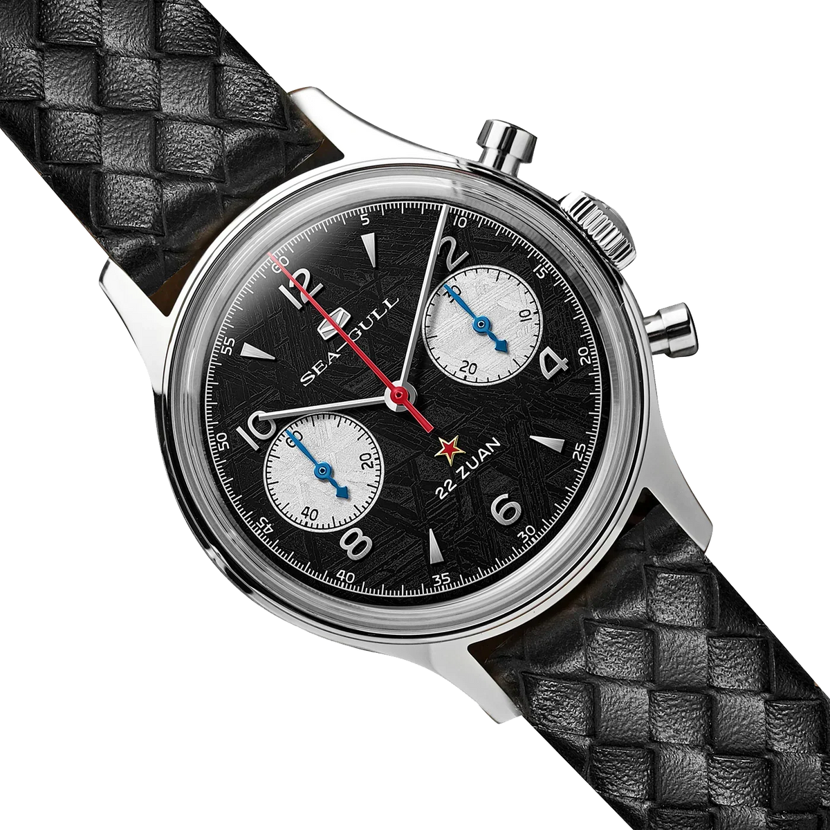 Seagull 1963 Meteorite Chronograph Watch Limited Edition 37.3mm
