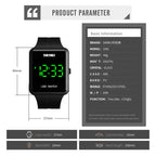 skmei-1541-fashion-led-watch-square-couple-model-waterproof-electronic-watch-silicone-watchblue