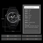 SKMEI 1452 Outdoor Sports Electronic Watch Multifunctional Waterproof Watch(Golden)
