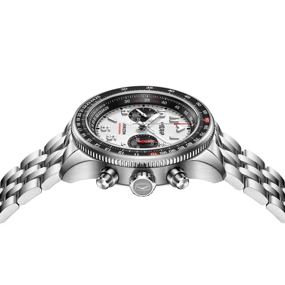 Aviation Series Tachymeter Chronograph Titanium Alloy Watch 43mm