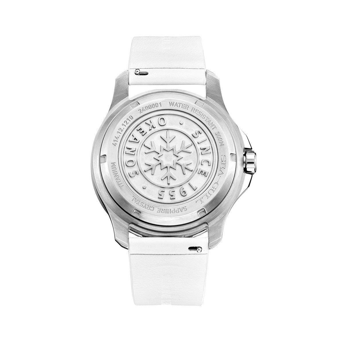 Ocean Series Pro Special Edition 300m Waterproof Titanium Alloy Case Ice-textured Dial Diving Watch 43mm