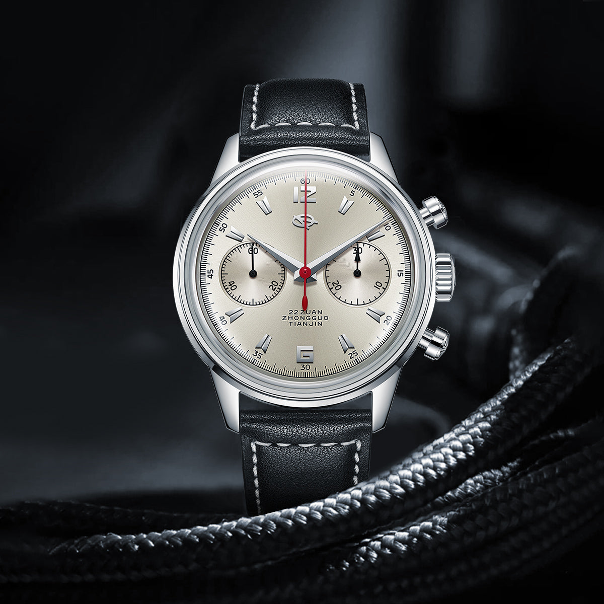 Seagull 1963 Series Original D304 Chronograph Watch Sky Voyage Edition 40mm