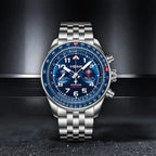 Aviation Series Tachymeter Chronograph Titanium Alloy Watch 43mm