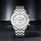 Aviation Series Tachymeter Chronograph Titanium Alloy Watch 43mm
