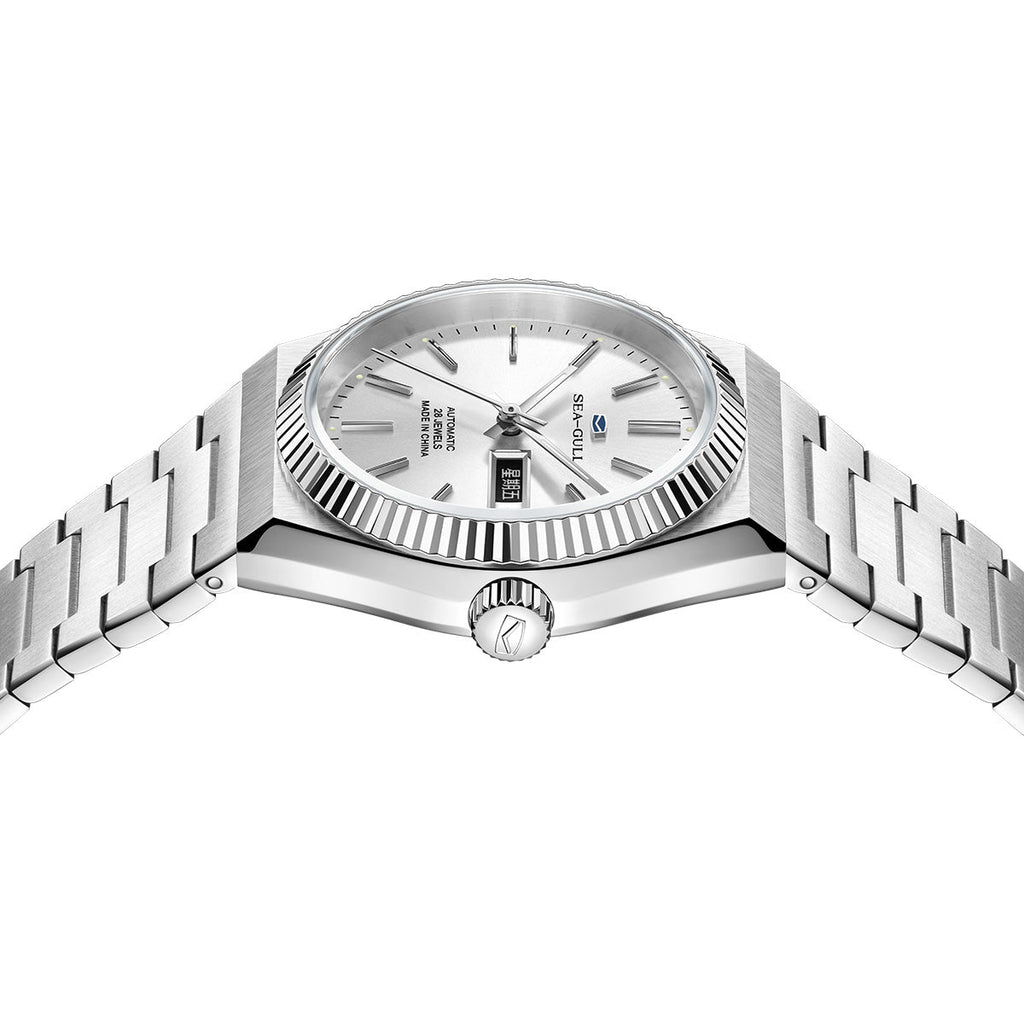 Bilingual Day-date Calendar Dress Watch 38mm