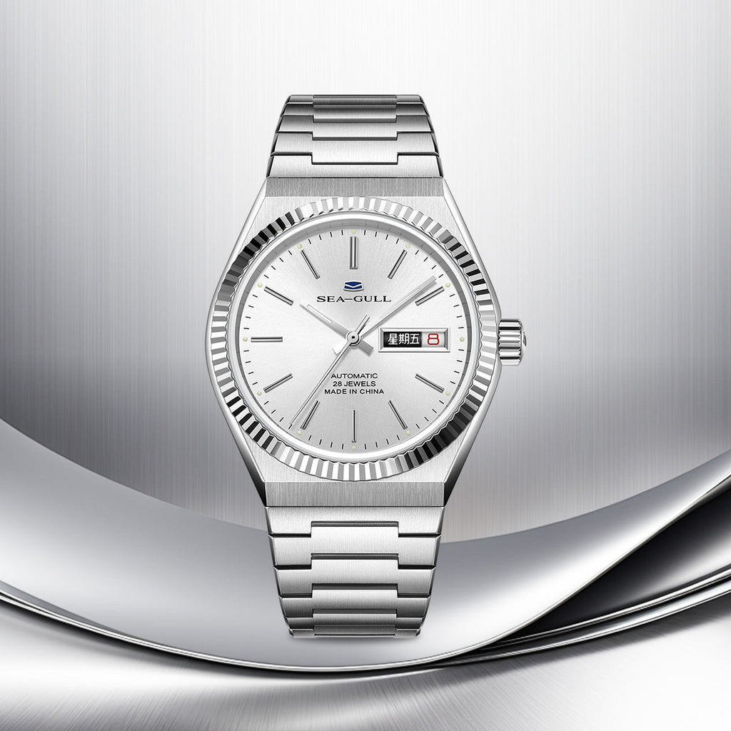 Bilingual Day-date Calendar Dress Watch 38mm