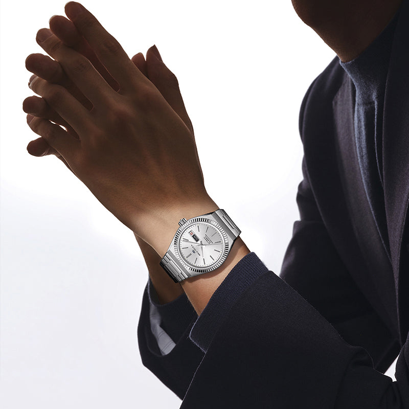 Bilingual Day-date Calendar Dress Watch 38mm